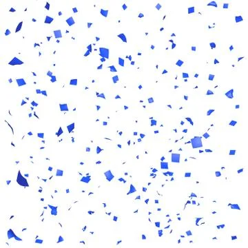 Blue paper in flight Stock Illustration