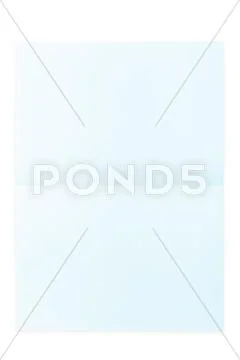 Blue paper folded Stock Photos