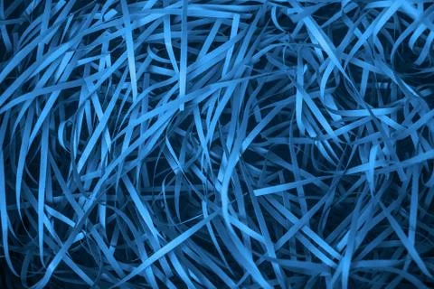 Blue paper mess Stock Photos