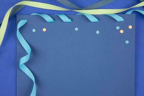 Blue paper Stock Photos