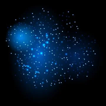 Blue particle abstract background light 스톡 일러스트