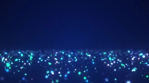 Blue particle animation Stock Footage 305702201