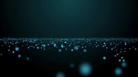 Blue particle on blue background Stock Footage 108583815