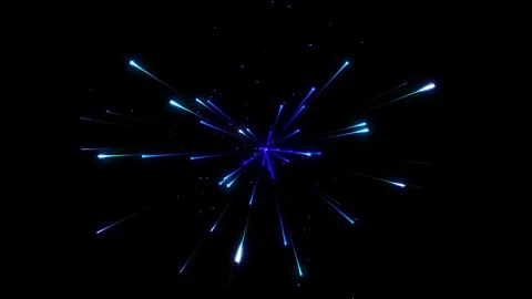Blue Particle Firework Background 库存影片 88606740