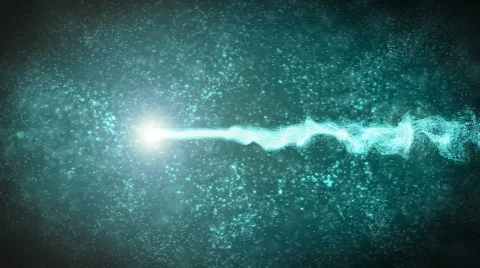 Blue Particle Fun #2 Stock Footage 643272