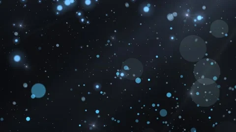 Blue Particle Jungle 動画素材 64162207