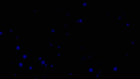 BLUE particle motion on black background Stock Footage 218582283