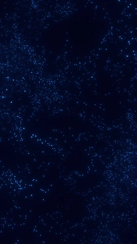 Blue Particle Nebula Stock Footage 312281482