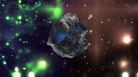 A blue particle in a space, concept Stock Footage 273123824