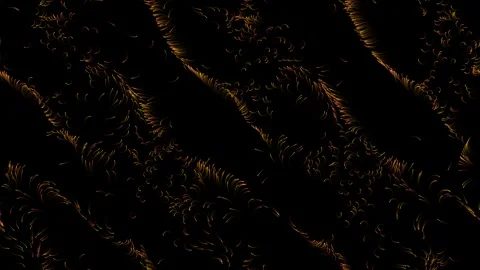 Blue particle stream flowing on black background overlay 4K Stock Footage 336484849