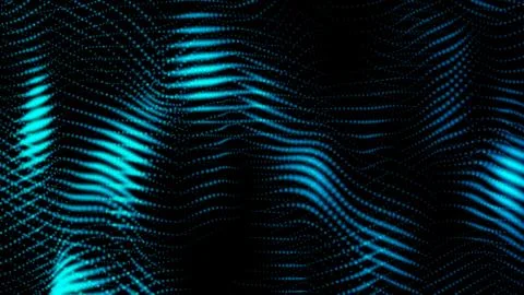 Blue particle  surface abstract background ,Motion graphic ,illustration Stock Illustration