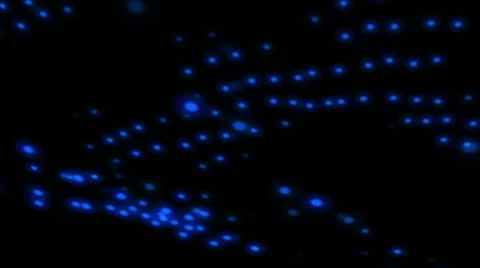 Blue particle wave Video stock 46514738