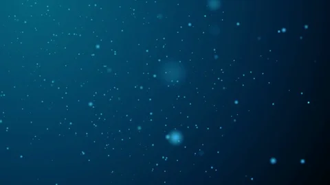 Blue particles abstract background with shining Floating Dust Flare Bokeh star Stock Footage 129794052