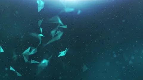Blue particles Abstract technology plexus background Stock Footage 78923326