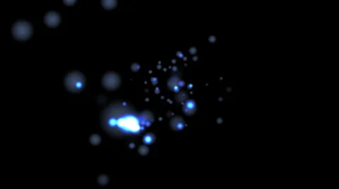 Blue particles. Alpha 스톡 동영상 884244