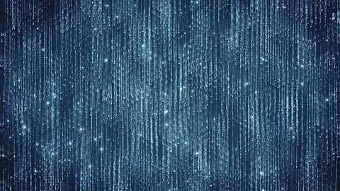 Blue Particles and Vertical Lines Video stock 152944632