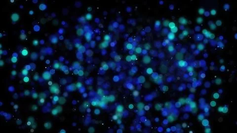 Blue particles backdrop 库存插图