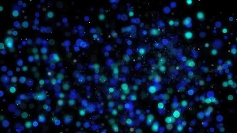 Blue particles backdrop 库存插图