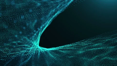 Blue Particles Background 4K Stock Footage 99131683