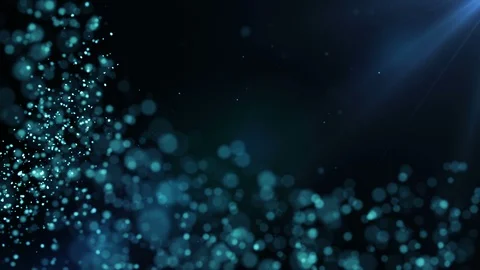 Blue Particles Background. Blue Bokeh. Loop 스톡 동영상 91979003