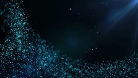 Blue Particles Background. Blue Bokeh. Loop 스톡 동영상 91979141