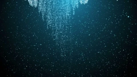 Blue Particles Background Stock Footage 75015457