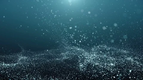 Blue Particles Background. Stock Footage 78990529