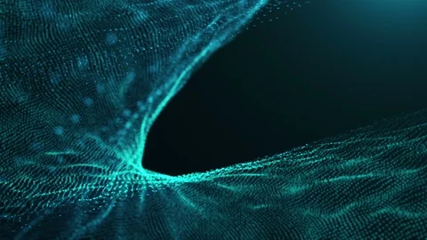 Blue Particles Background Stock Footage 99131675