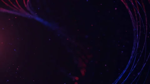 Blue Particles Background. Loop Video stock 90337754