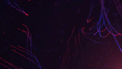 Blue Particles Background. Loop Video stock 90337760