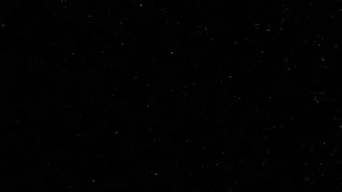 Blue Particles on Black Background. Glitter Particles with Stars. Bokeh Shiny Stock Footage 238033964