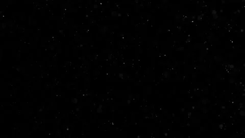 Blue Particles on Black Background. Glitter Particles with Stars. Bokeh Shiny Stock Footage 238038123