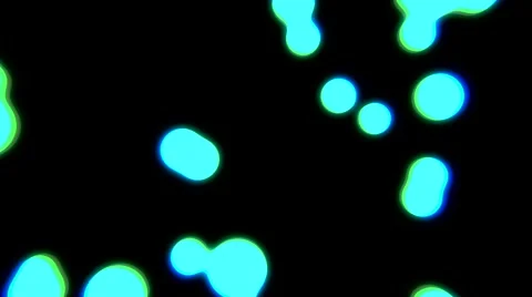 Blue particles on black backround with effect Stock Footage 55283935