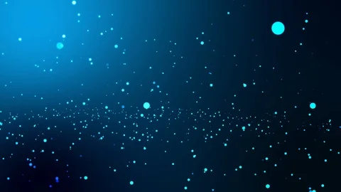 Blue particles. colourful glow motion in ground Stock Footage 102768801