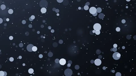 Blue particles on dark background. Bokeh glitter dust seamless loop animation. Видео 253505789