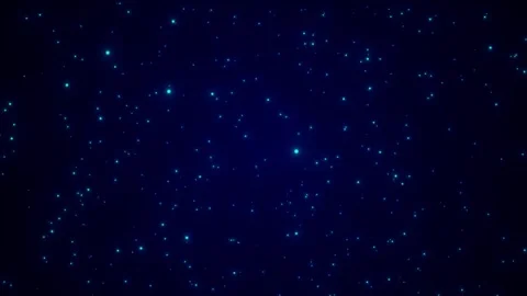Blue particles on a dark background Stock Footage 284469440