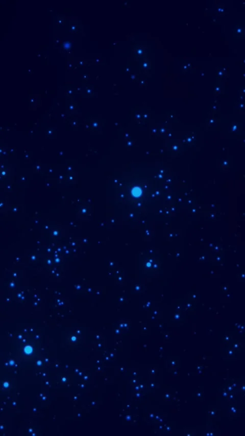 Blue particles on dark background Stock Footage 313165391