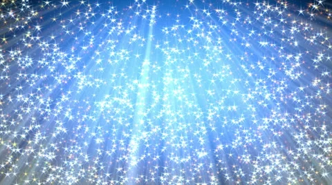 Blue particles floating in slow motion seamless background, high definition Stock Footage 33718800