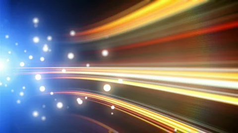 Blue particles flow loop Stock Footage 569134