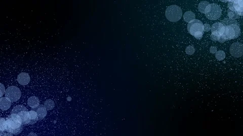 Blue particles fly to meet each other.Abstract background 3d render. Chaotic Stock Footage 98978570