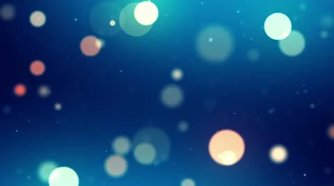 Blue Particles Stock Footage 12421458