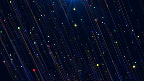 Blue Particles Stock Footage 86575433