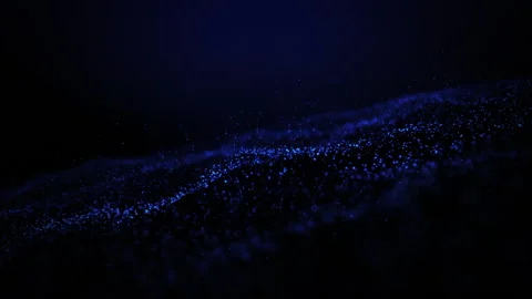 Blue particles Stock Footage 154779255