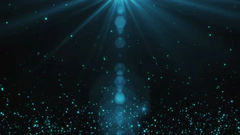 Blue Particles Stock Footage 158611770