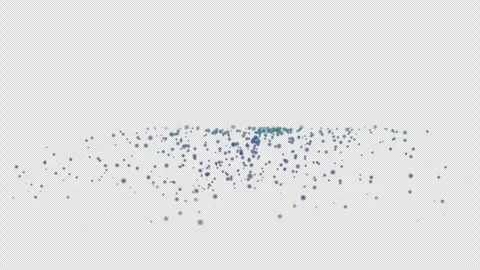 Blue particles horizontal Stock Footage 310398130