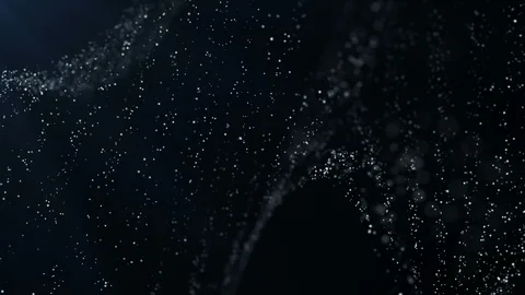 Blue Particles. Loop animation 스톡 동영상 91262536