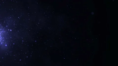 Blue particles moving Horizontally abstract animation Stock Footage 237202956
