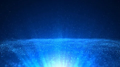 Blue Particles Rays Background Stock Footage 104585068