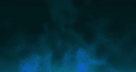 Blue particles rising upwards Stock Footage 239711612