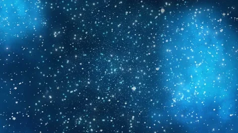 Blue particles shiny bokeh background Stock Footage 48905711